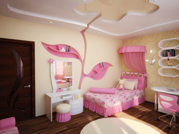 Дизайн детской маленькой комнаты для девочки: оформление интерьера, фото примеров