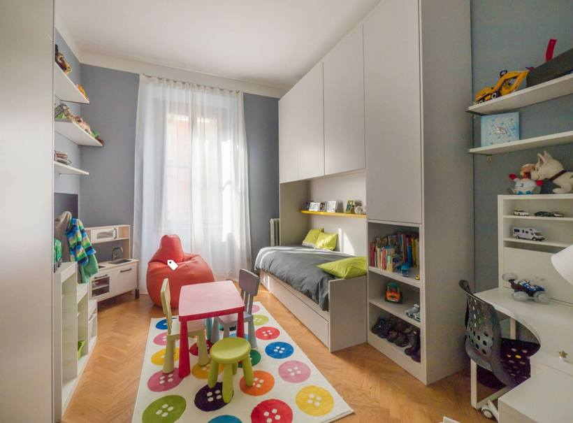 Дизайн маленькой детской комнаты: 50 фото интерьеров