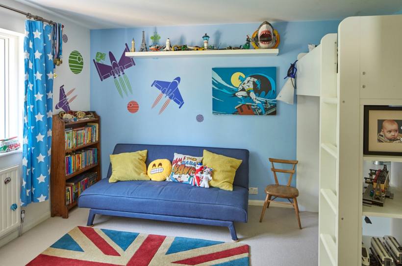 Как выбрать шторы в детскую комнату — 50 фото оформления окон