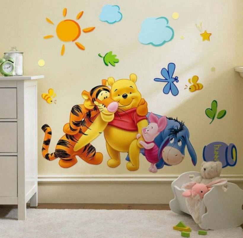 Наклейки в детскую: декорируем стены в комнате ребенка