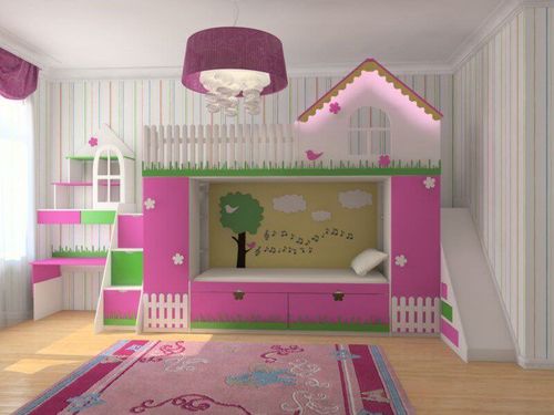 Обзор вариантов детских кроватей для девочки