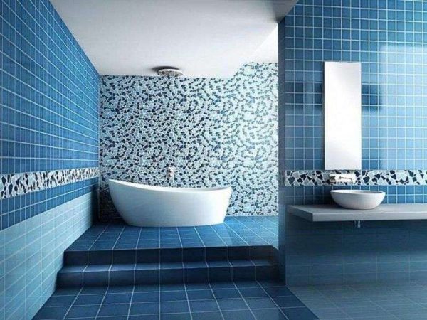 Плитка для ванной комнаты: способы укладки, фото дизайна для маленькой площади