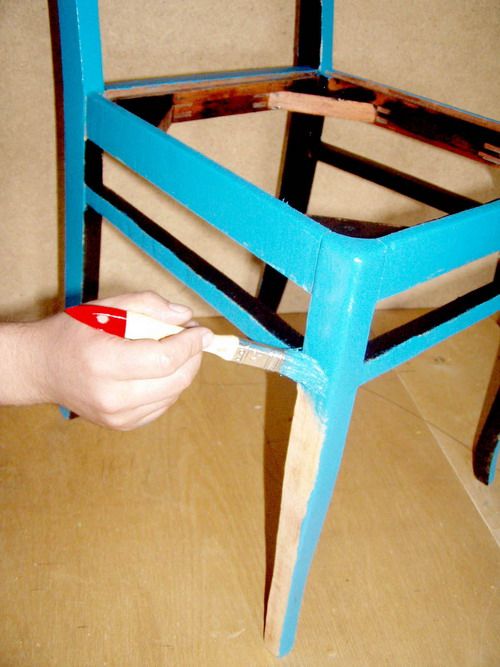 Способы обновления старых стульев