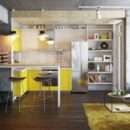 Желтая кухня в интерьере: влияние цвета, сочетание с другими оттенками, фото