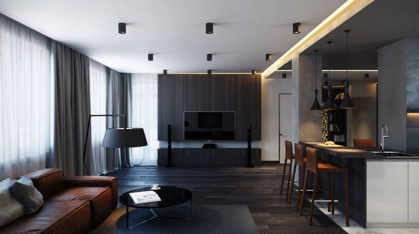 Зонирования гостиной — 30 приемов дизайна комнаты