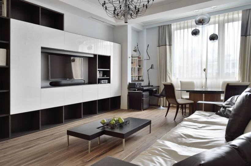 Зонирования гостиной — 30 приемов дизайна комнаты